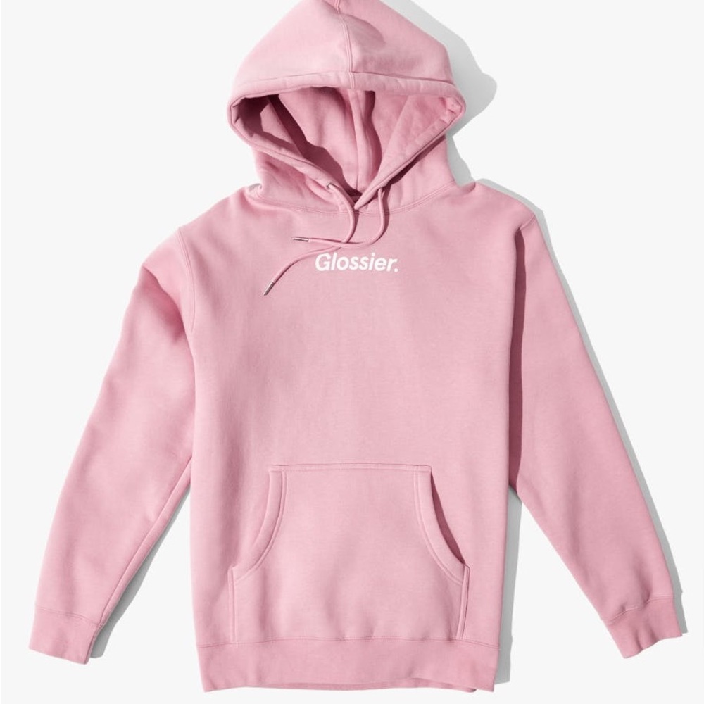 Glossier Pink Hoodie